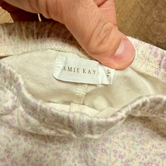 Jamie Kay Pastel Floral Dress and Leggings Set Ruffles and Keyhole Detail 1yr - Picture 7 of 8